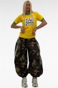pantalone in cotone military